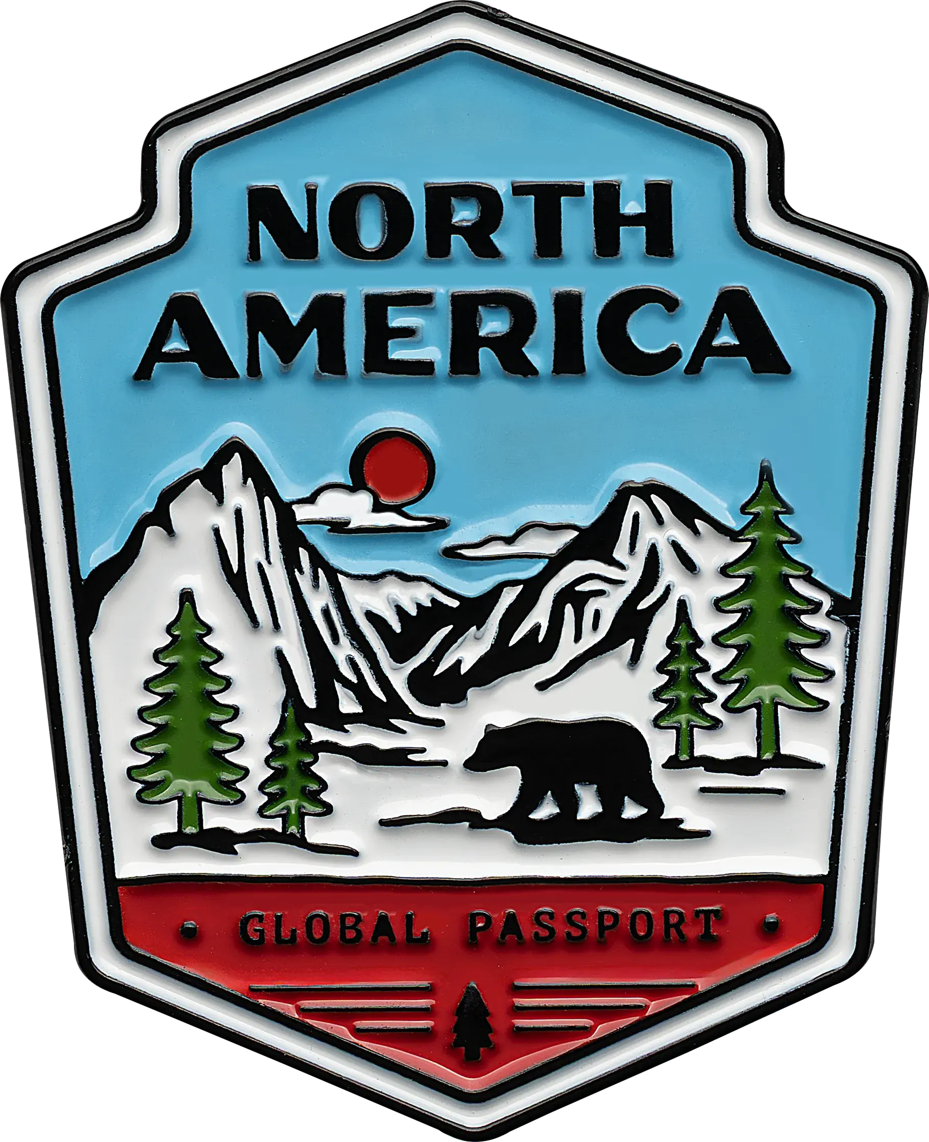 North America pin