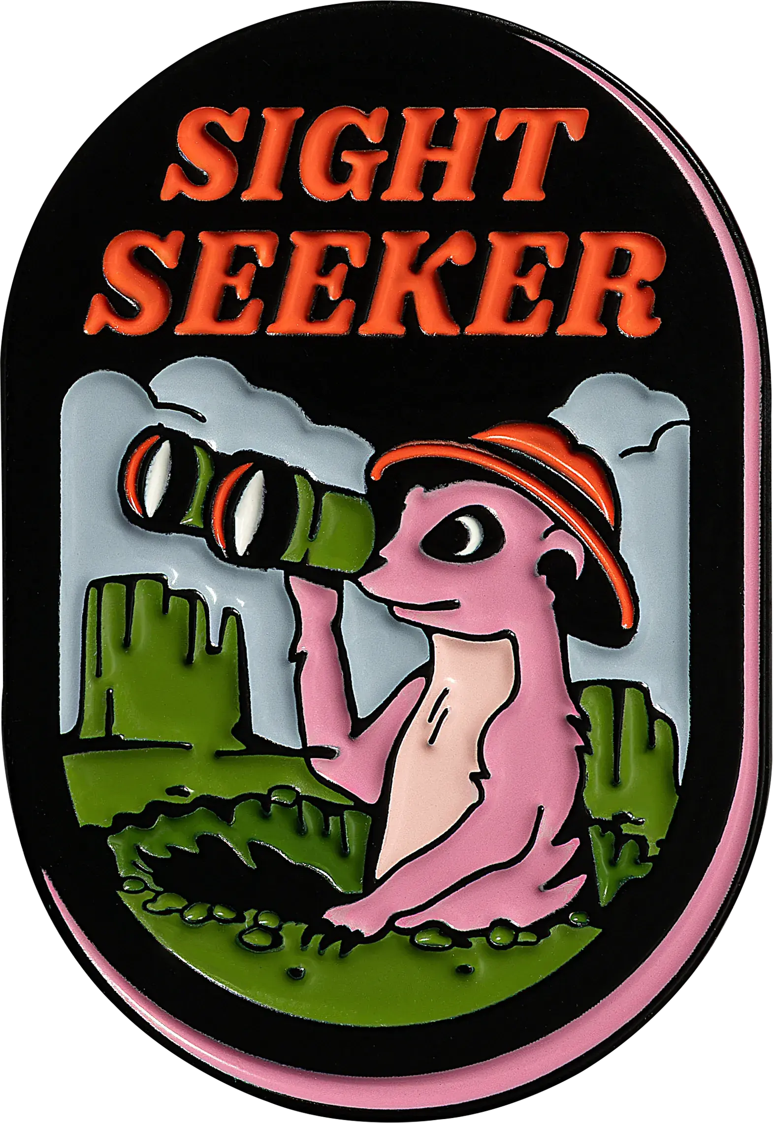 Sight Seeker pin