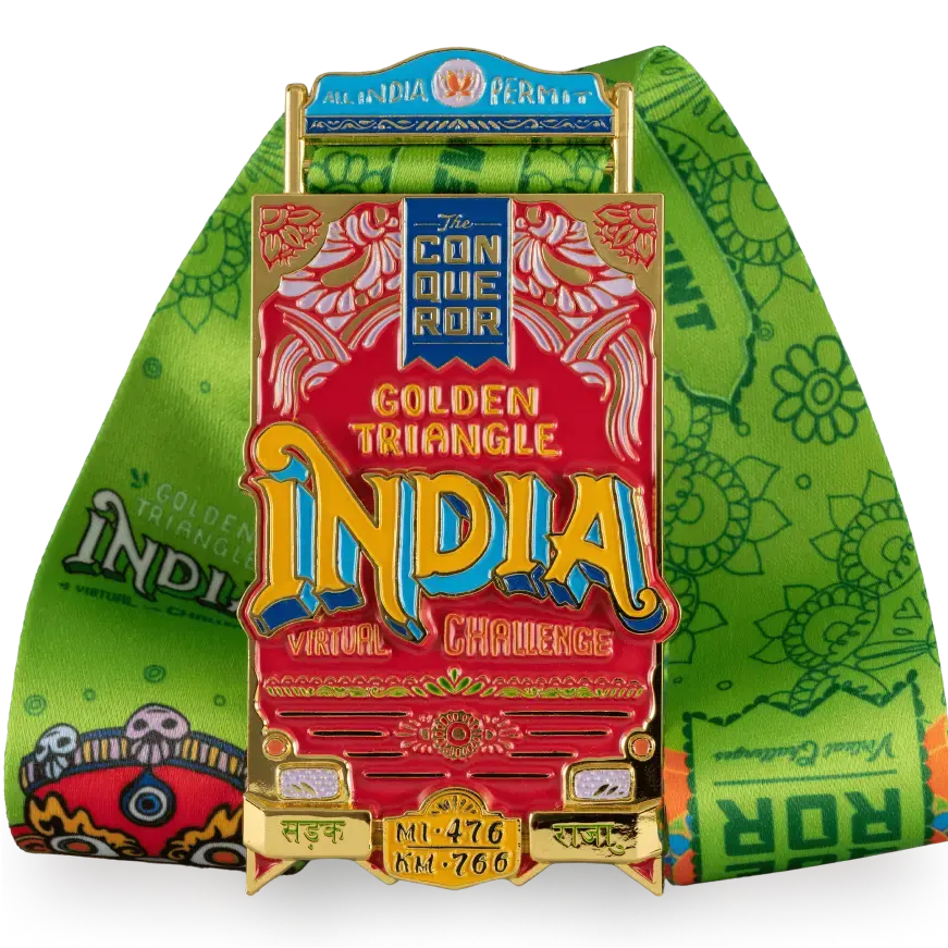 Golden Triangle Virtual Challenge medal