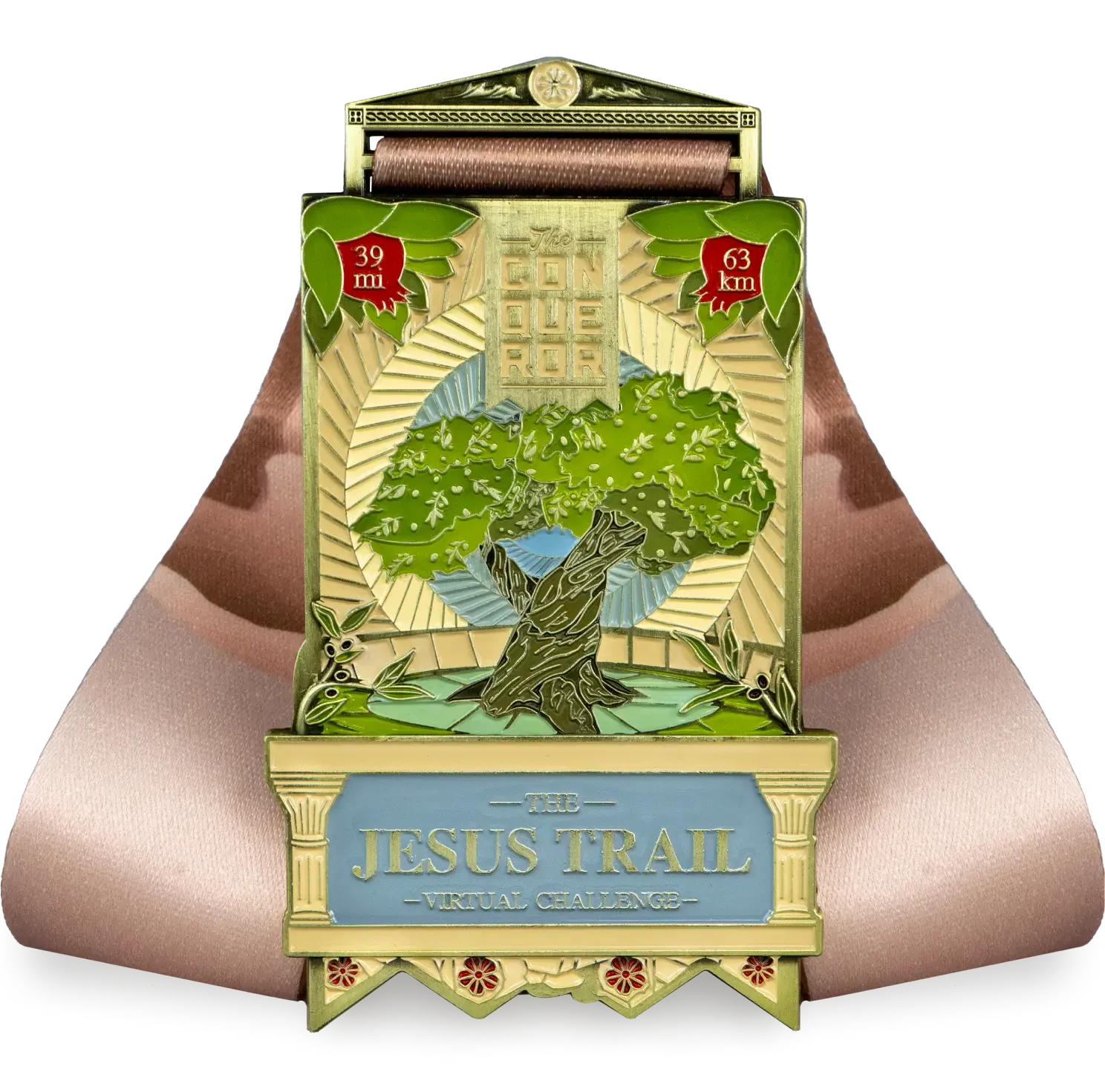 Jesus Trail Virtual Challenge medal