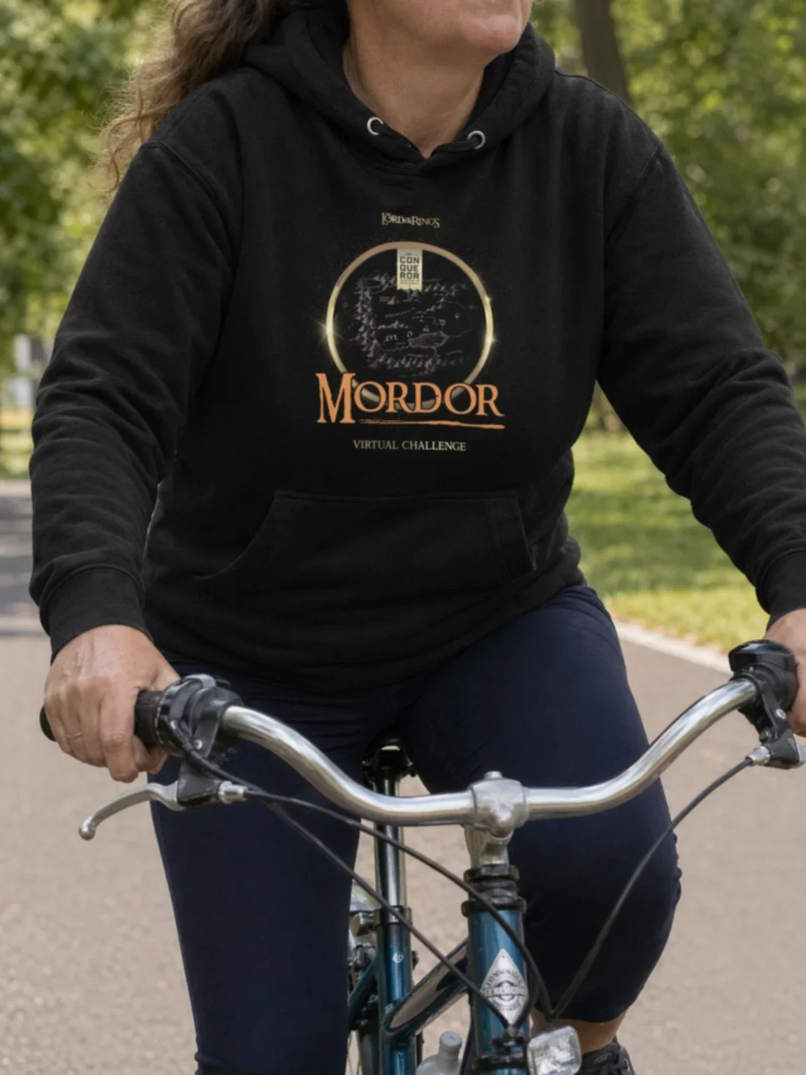 Mordor Virtual Challenge Unisex Hoodie apparel - 