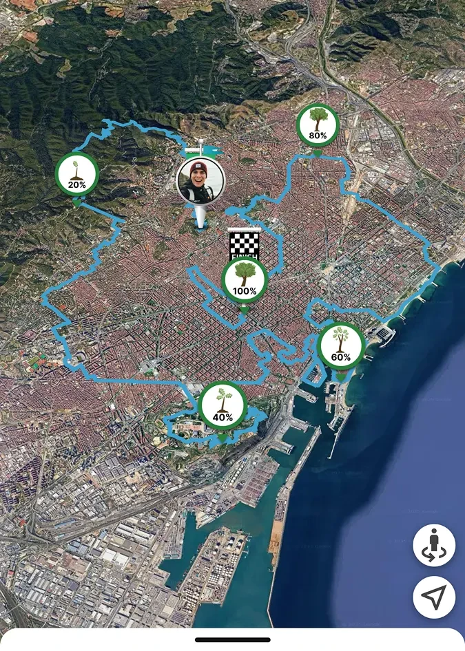 Virtually travel across Barcelona