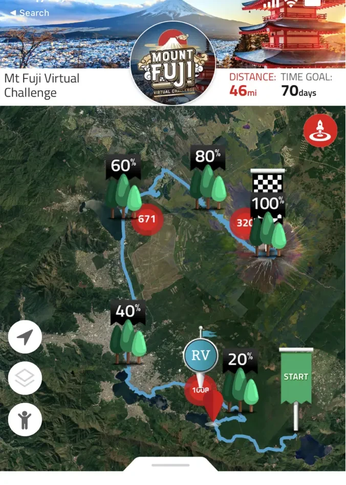 Virtually travel to Mount Fuji