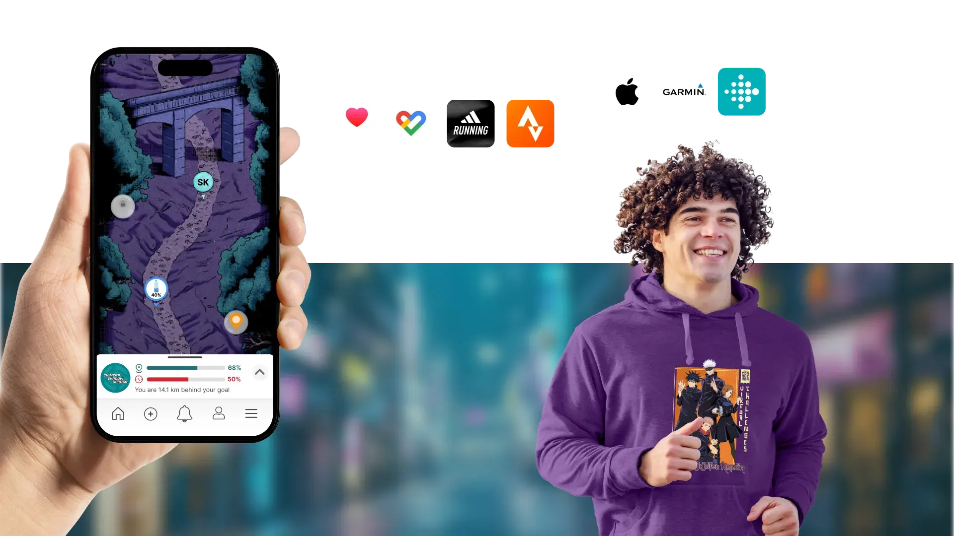 JUJU3 app connection section desktop