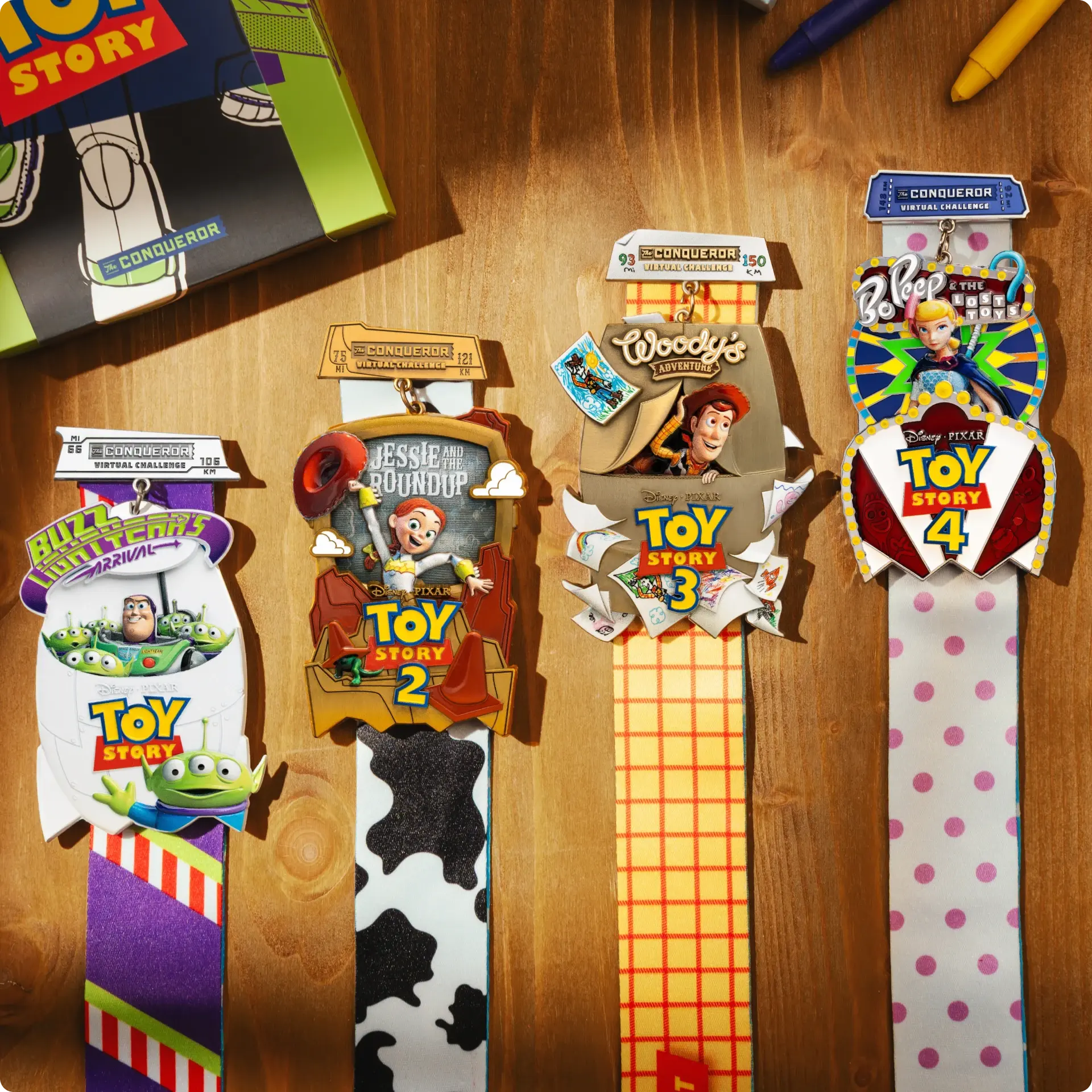 TOY showcase medals
