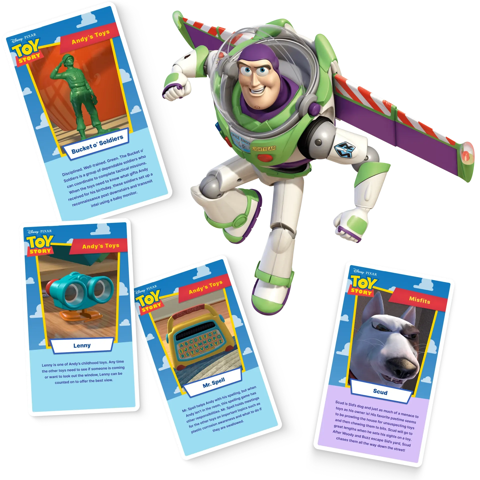 TOY1 explainer cards