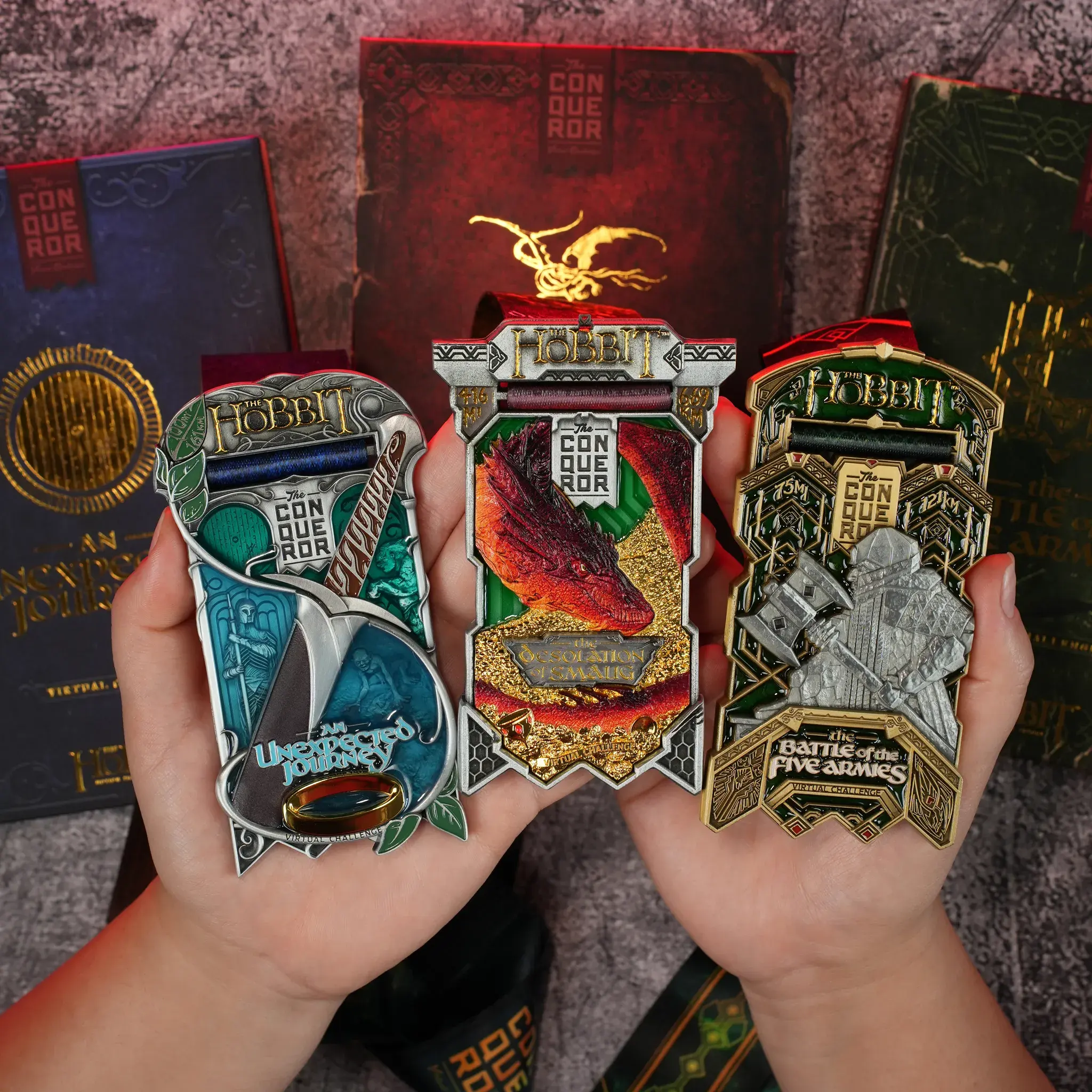 hob full series medal in hand