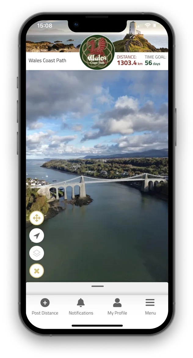 Virtually travel to Wales Coast Path