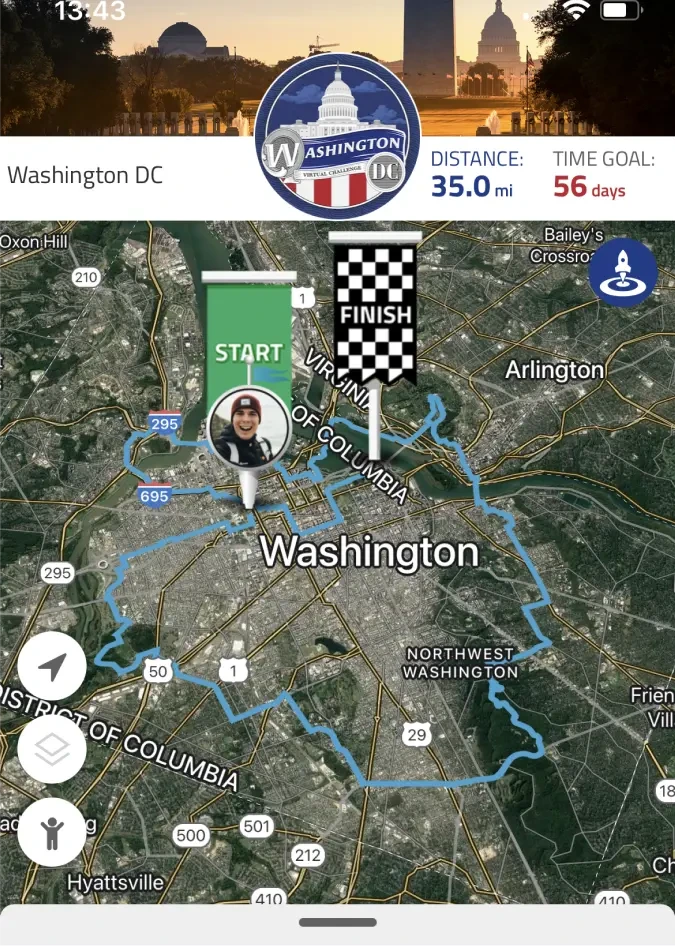 Virtually travel to Washington DC