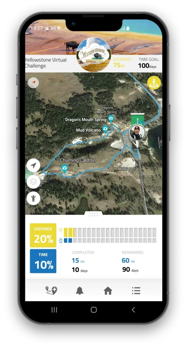 Virtually travel to Yellowstone Park
