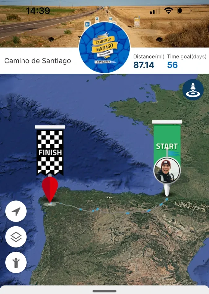 Virtually travel to Camino de Santiago