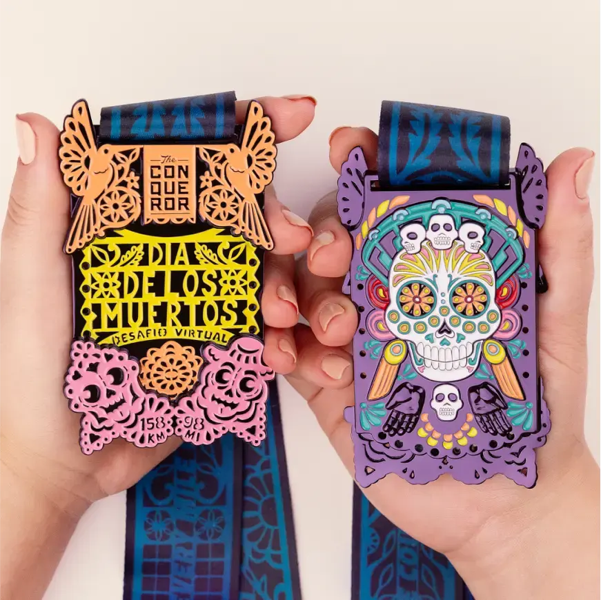 Dia de los Muertos medal