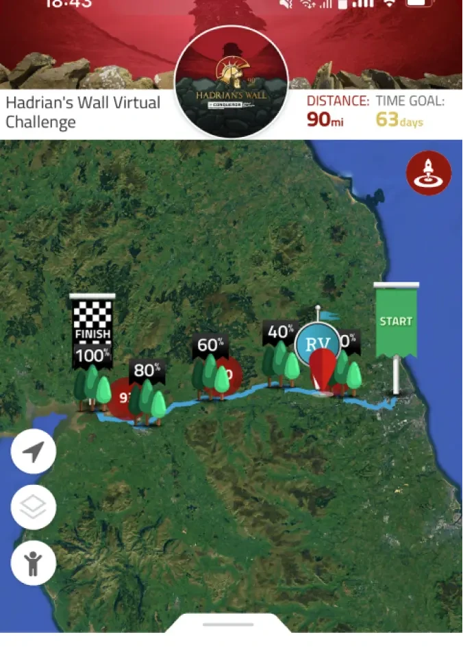 Virtually travel to Hadrian's Wall